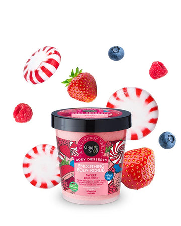 Organic Shop Body Desserts Smoothing Body Scrub Sweet Lollipop Απολεπιστικό Σώματος Packshot